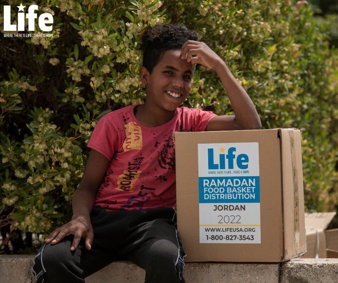 Ramadan food basket distribution in Jordan_Life for Relief and Development