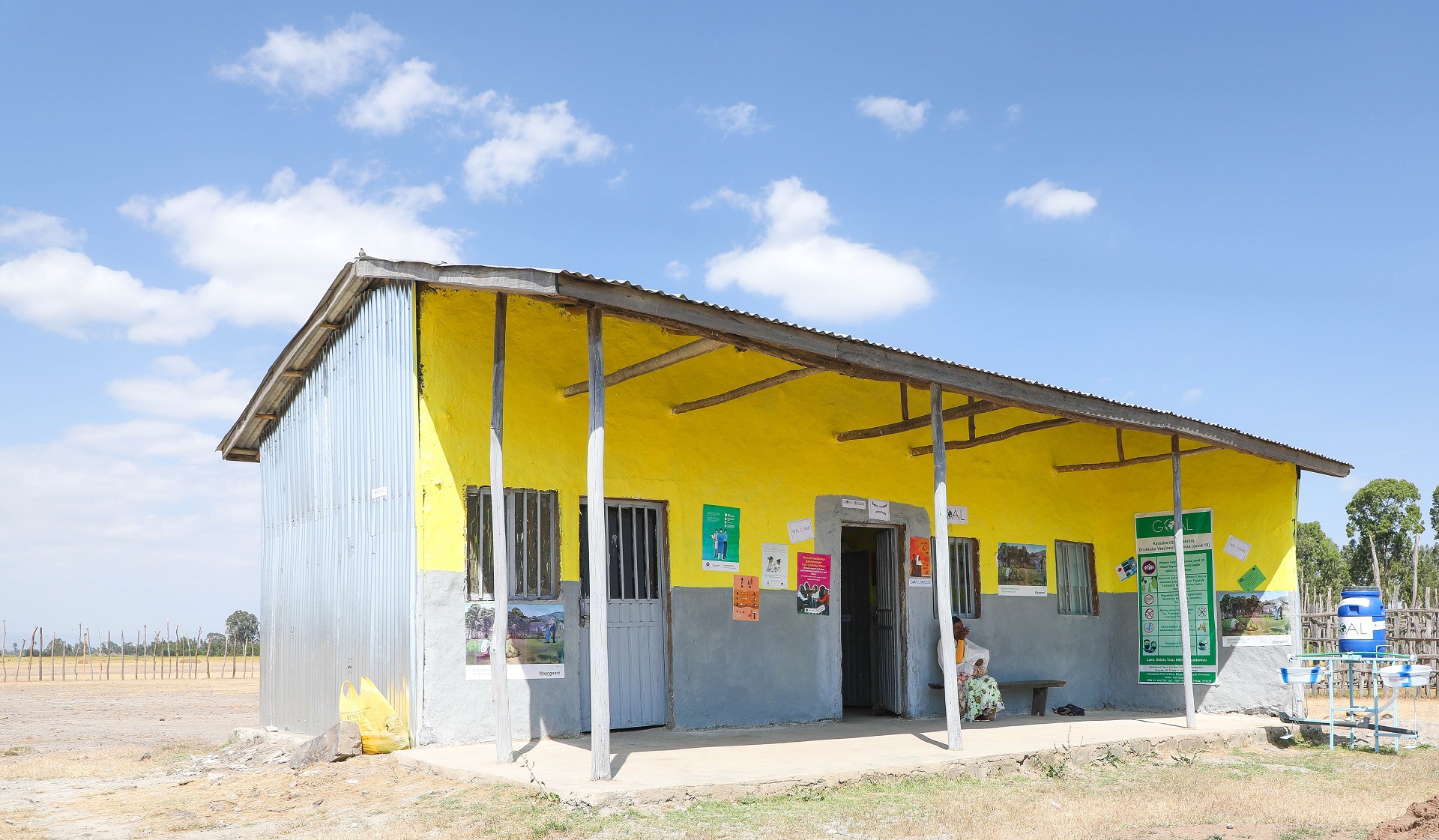New health center built in Kinchera Leto, Ethiopia.