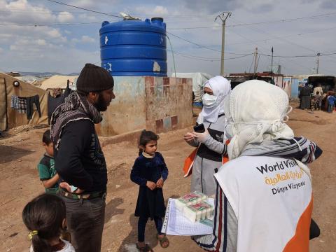 World Vision Syria Disaster Hygiene COVID-19