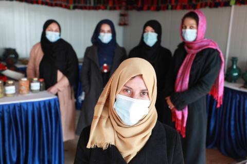 Faria, 27, has led the Kabul Women's Association since 2016.