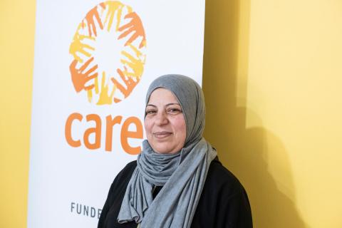 Hanan Ali Nazzal, a married, 43-year-old Jordanian mother of four, runs a business cooking homemade meals for customers. She has benefited from the CARE Savings Program, learning how to better run her business along the way.