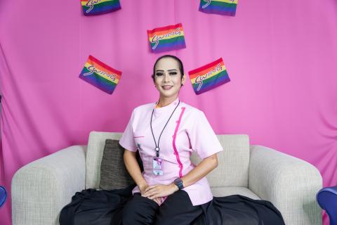 Anna used to be a sex worker in Pattaya City, Thailand. She is now an ambassador for SWING Pattaya, a leading community health center, where she does community outreach to encourage people to seek HIV services, including testing, prevention and treatment. 