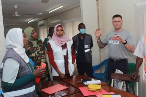 Medical training in Niamey, Niger.